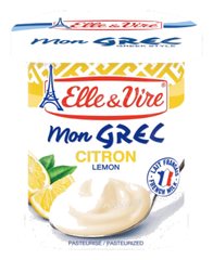 DESSERT LACTE MON GREG CITRON 125G ELLE&VIRE