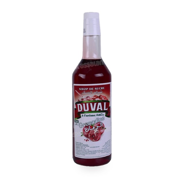 SIROP DE SUCRE AROME GRENADINE 75CL DUVAL
