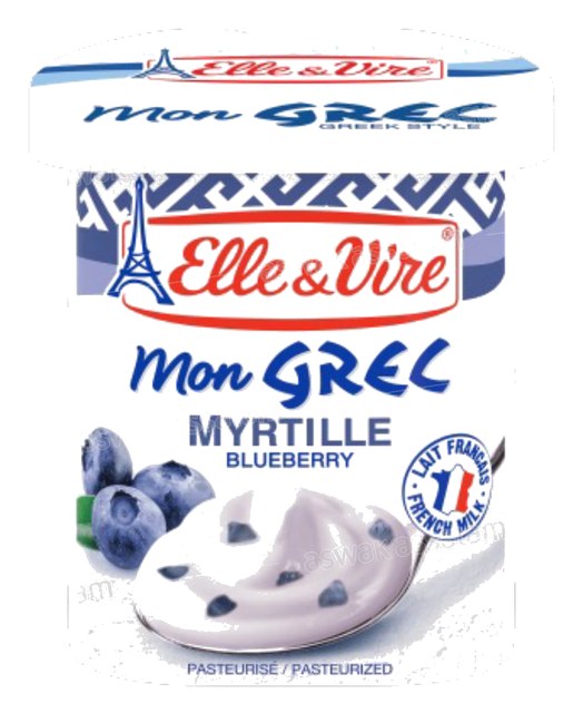 DESSERT LACTE MON GREG MYRTILLE 125G ELLE&VIRE