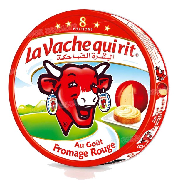 FROMAGE AU GOUT FROMAGE ROUGE 8 PORTIONS LA VACHE QUI RIT