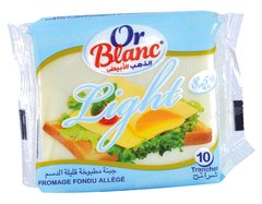 FROMAGE LIGHT EN TRANCHES 200G OR BLANC