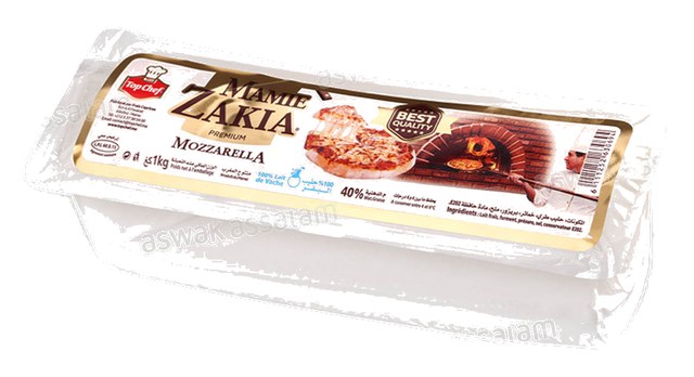 FROMAGE MOZZARELLA BLOC 1KG MAMIE ZAKIA TOP CHEF