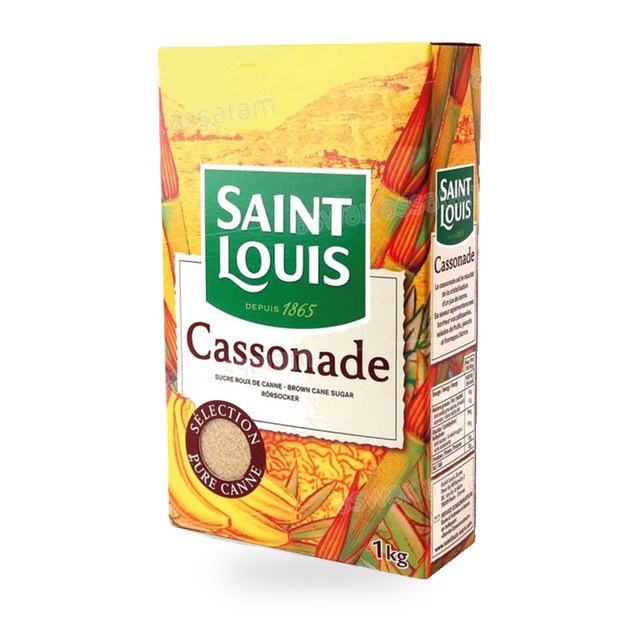 SUCRE ROUX CASSONADE 1KG SAINT LOUIS