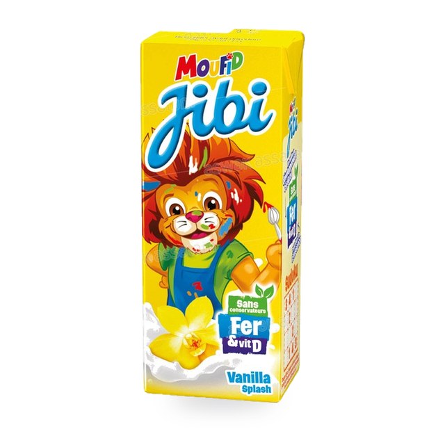 LAIT AROMATISE VANILLE 200ML JIBI MOUFID