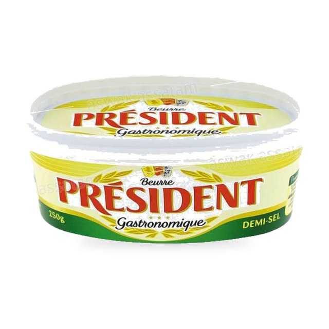 LE BEURRIER DEMI SEL 250G PRESIDENT