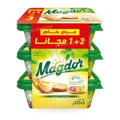 LOT DE 3 MARGARINES 225G MAGDOR