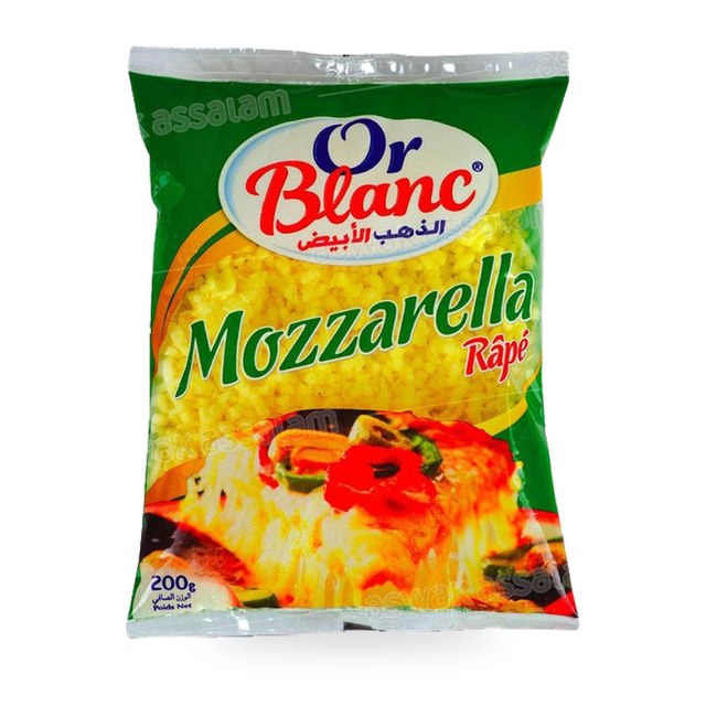 MOZZARELLA RAPEE 200G OR BLANC