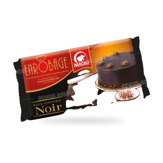 ENROBAGE SUCRE CHOCOLATE NOIR 1KG MACAO