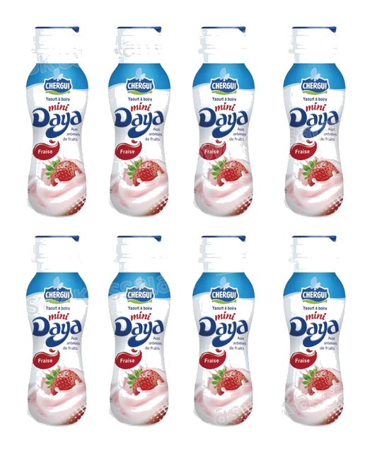 YAOURT A BOIRE MINI DAYA FRAISE PACK DE 8*180G CHERGUI