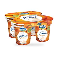 YAOURT BRASSE ABRICOT 4*110G PACK CHERGUI