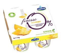Yaourt Finesse Ananas 4*110 g Pack Chergui