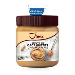 Beurre de cacahuètes 340g – JANIS