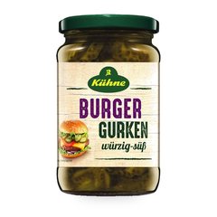 Cornichons épicés en morceaux 330g – KÜHNE