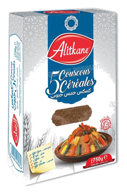 COUSCOUS 5 CEREALES 750G ALITKANE
