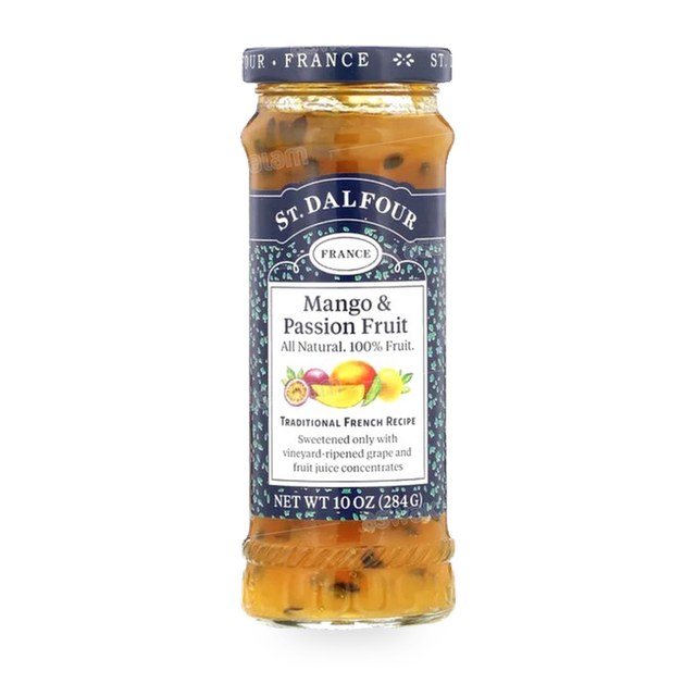 CONFITURE MANGUE ET FRUITS DE LA PASSION SANS SUCRE 284G ST DALFOUR