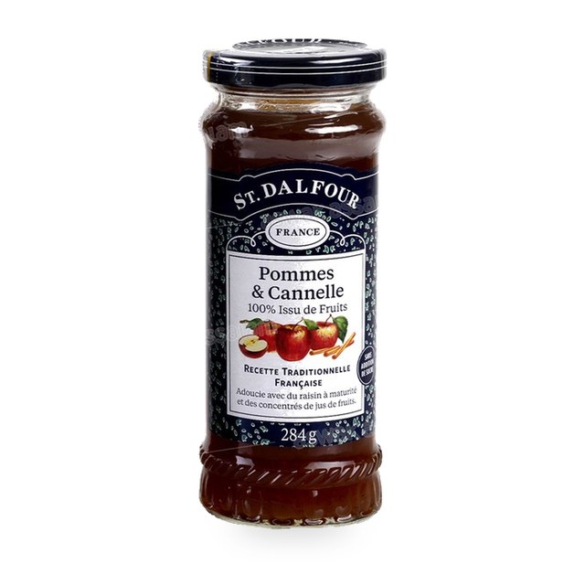 CONFITURE POMME ET CANNELLE SANS SUCRE 284G ST DALFOUR