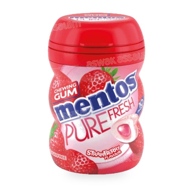 CHEWING-GUM SANS SUCRE PURE FRESH STRAWBERRY 87,5KG MENTOS