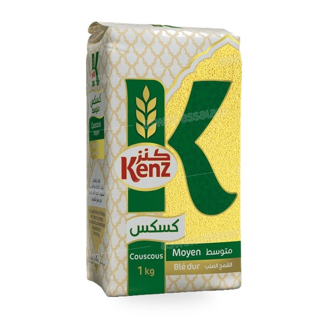 COUSCOUS MOYEN DE BLE DUR 1KG KENZ