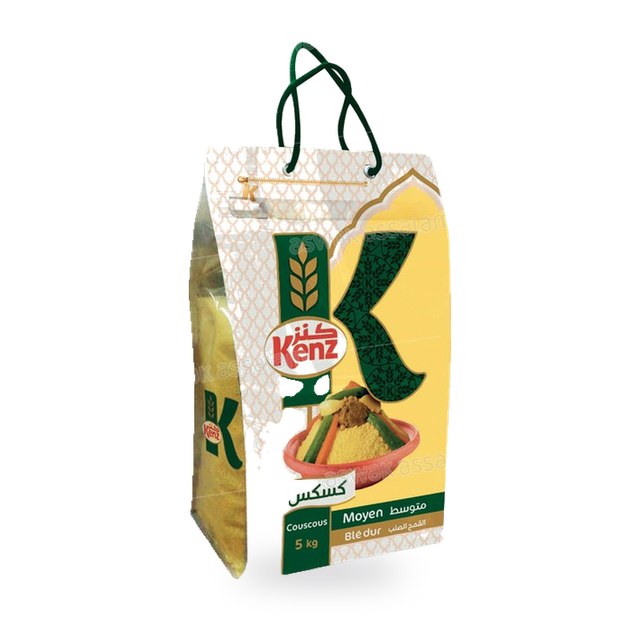 COUSCOUS MOYEN DE BLE DUR 5KG KENZ