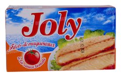 FILETS DE MAQUEREAUX A LA SAUCE TOMATE 125G JOLY