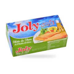 FILETS DE THON A L’HUILE D’OLIVE 125G JOLY