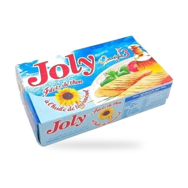 FILETS DE THON A L’HUILE DE TOURNESOL 125G JOLY
