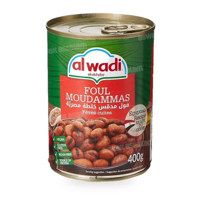 FOUL MOUDAMMAS FEVES CUITES 400G AL WADI