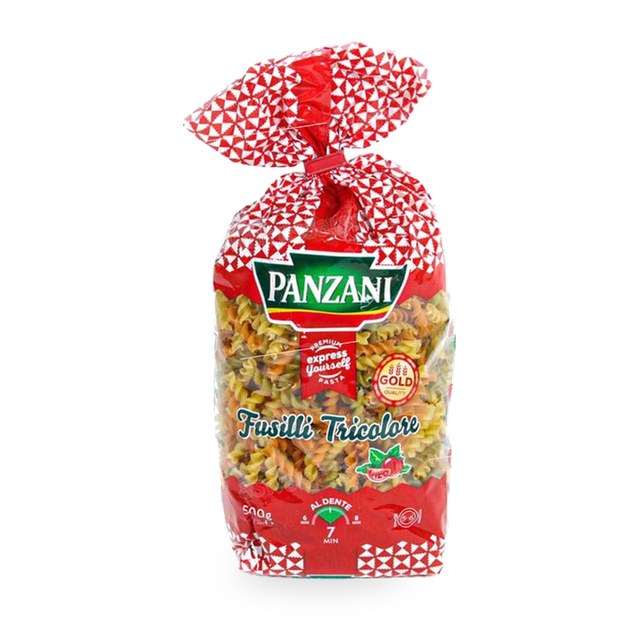FUSILLI TRICOLORE 500G PANZANI