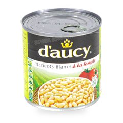 HARICOT BLANC A LA TOMATE 340G D’AUCY