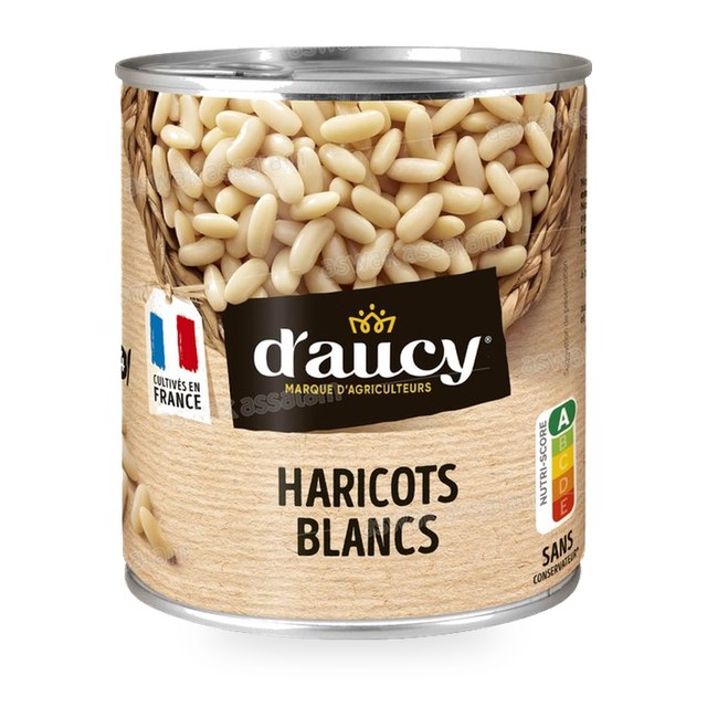HARICOTS BLANCS 800G D’AUCY