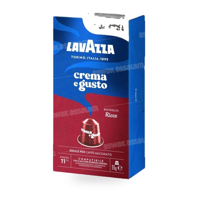 CAFE CREMA E GUSTO INTENSITE 11 BOITE 10 CAPSULES LAVAZZA