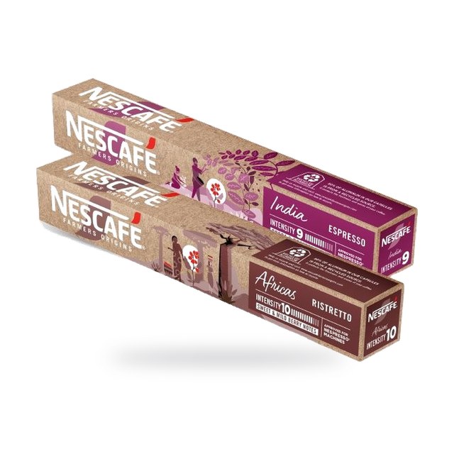 Paquet de 10 capsules à café 53g divers arômes – NESCAFÉ