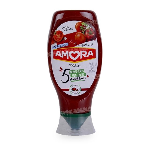 KETCHUP 5 INGREDIENTS 468G AMORA