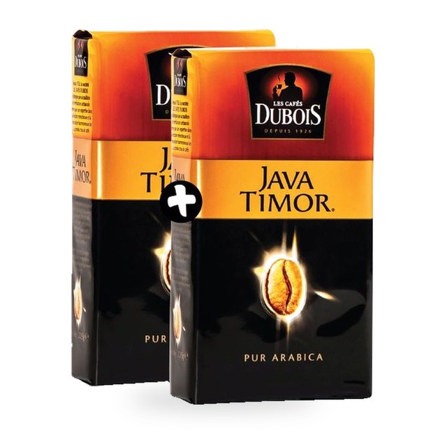 Lot de 2 cafés moulus JAVA TIMOR 200g – DUBOIS