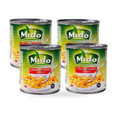 LOT DE 4 BOITES DE MAIS 140G MIDO (3 ACHETES = 1 GRATUIT)