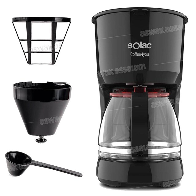 CAFETIERE 12 TASSES 750W COFFEE 4YOU CF4036 SOLAC