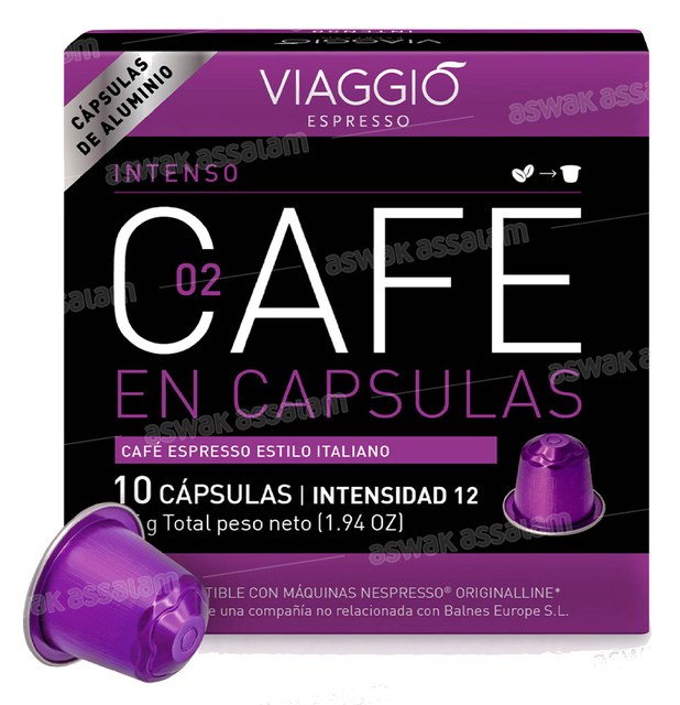 CAFÉ INTENSO INTENSITE 12 BOITE 10 CAPSULES VIAGGIO