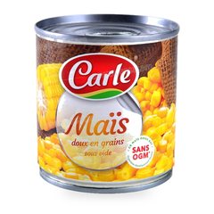 MAIS DOUX EN GRAINS SANS OGM SOUS VIDE 340G CARLE