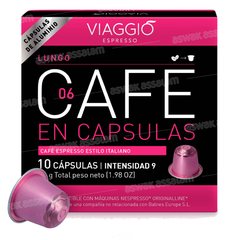 CAFÉ LUNGO INTENSITE 9 BOITE 10 CAPSULES VIAGGIO