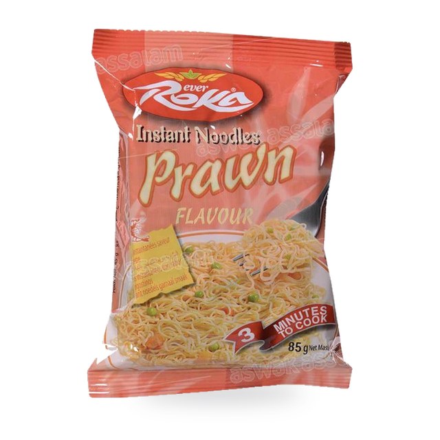 NOUILLES INSTANTANEES SAVEUR CREVETTES 85G ROKA