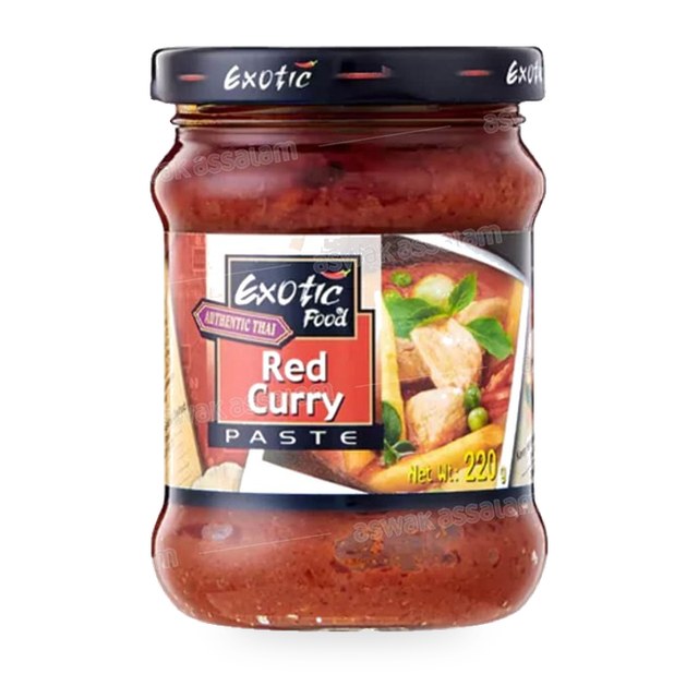 PATE DE CURRY ROUGE 220G EXOTIC FOOD