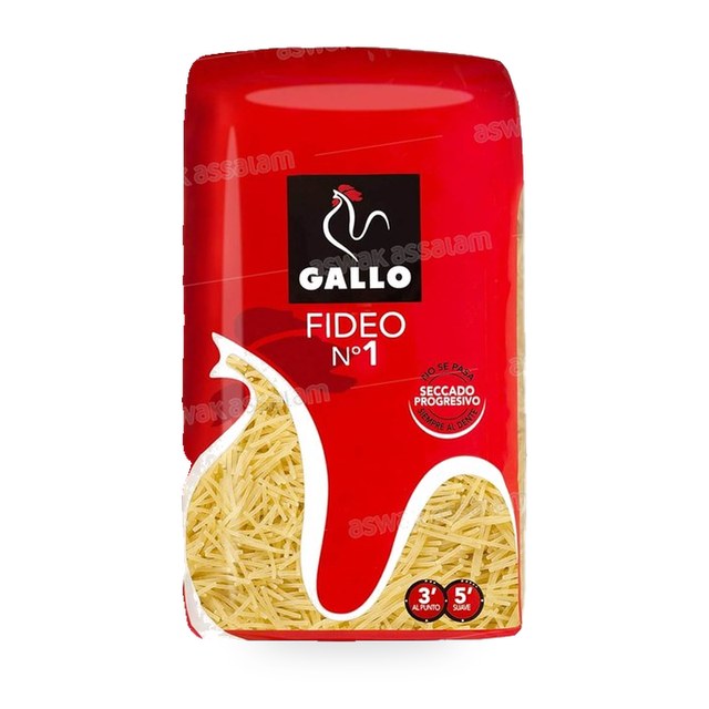 PATES FIDEO N°1 450G GALLO