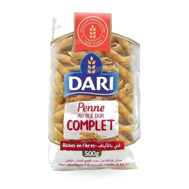 PENNE AU BLE DUR COMPLET 500G DARI