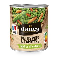 PETITS POIS ET CAROTTES 400G D’AUC’Y
