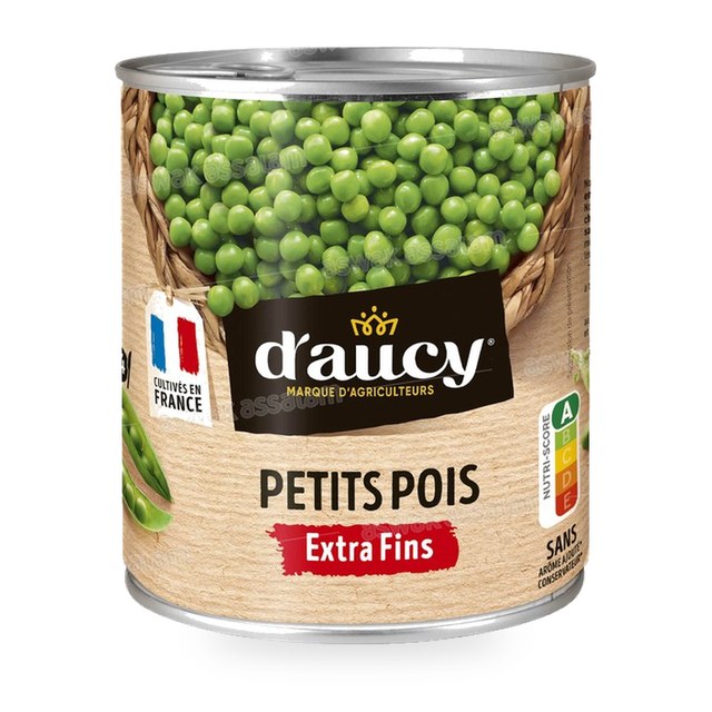 PETITS POIS EXTRA FINS 800G D’AUCY
