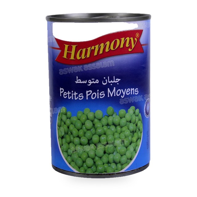PETITS POIS MOYENS 425G HARMONY