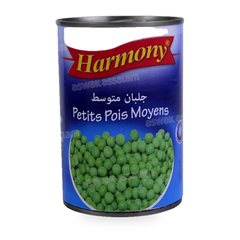 PETITS POIS MOYENS 425G HARMONY