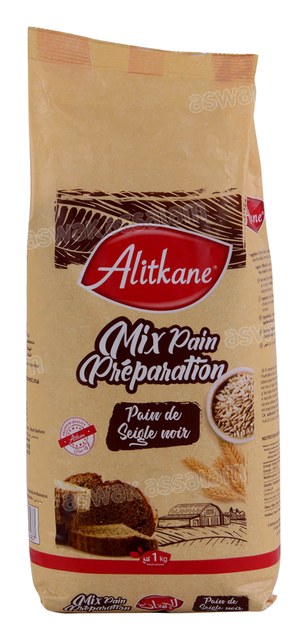 PREPARATION MIX PAIN DE SEIGLE 1KG AL ITKANE