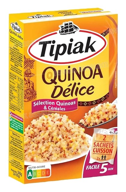 QUINOA DELICE 2 SACHETS*120G TIPIAK