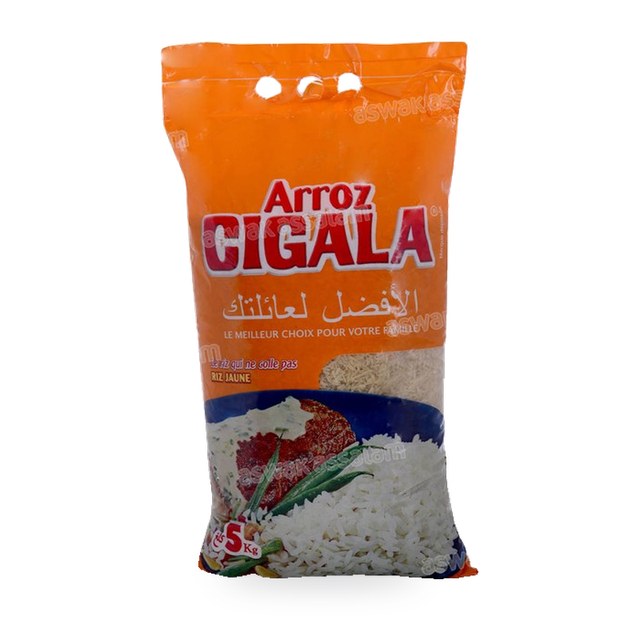 RIZ JAUNE 5KG CIGALA